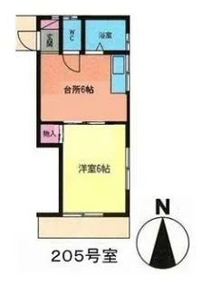 メゾン桜木【2階】の間取り