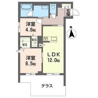 ツカバ レジデンス【2階】の間取り