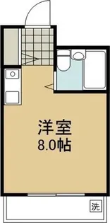 シャトー平野【1階】の間取り