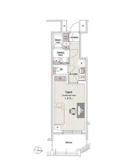 TRACK渋谷本町【9階】の間取り