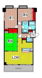 ライツ浦和別所【5階】の間取り