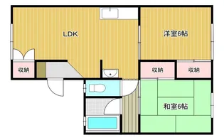 田島ハイツ【1階】の間取り