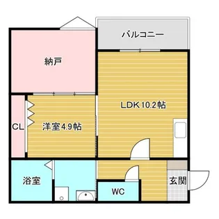 ボヌール緑地公園【1階】の間取り