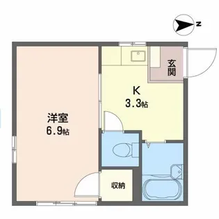 YOU ハイム【2階】の間取り