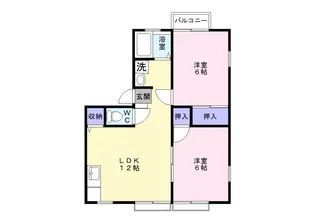 旭信 A棟【2階】の間取り