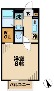 グリーンハウス(恩名)【2階】の間取り