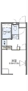 レオパレスサニーホームズ【2階】の間取り