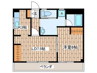 シンボリハイツ【1階】の間取り