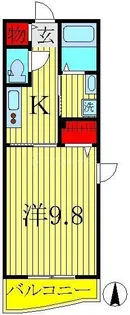 M’s柏の葉【2階】の間取り