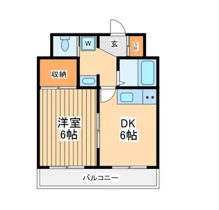 プレンディ鷺沼【1階】の間取り