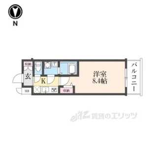 CRESTTAPP京都太秦天神川DEX1【5階】の間取り