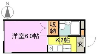 メゾンドセリシア【2階】の間取り