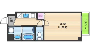RB桑津【6階】の間取り