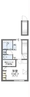 レオパレスソレーユ【2階】の間取り