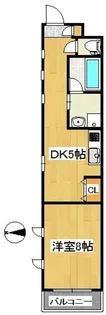 ラングハイツ【4階】の間取り