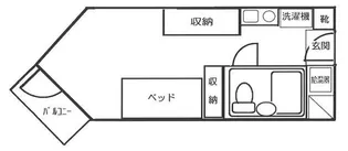 コスモヒルハウス【3階】の間取り