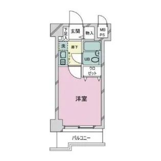 ライオンズマンション本厚木第三【4階】の間取り