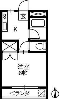 ヴィラ大島【3階】の間取り