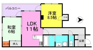 メゾン美貴【2階】の間取り