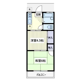 第5ハイツ高橋【2階】の間取り