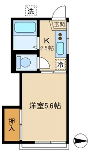 フォーブル駒場【1階】の間取り