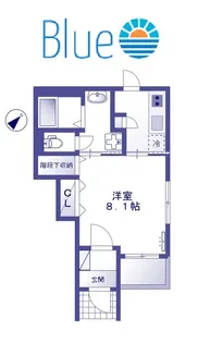 Grand RiviereII【1階】の間取り