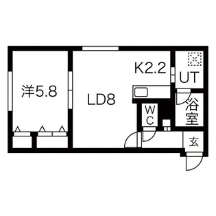 ラ・シュエット花園M II【3階】の間取り