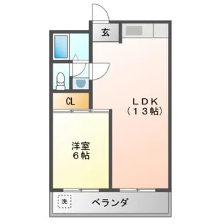 ファミティ弐番館【5階】の間取り