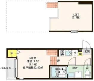 Azul Premio【2階】の間取り