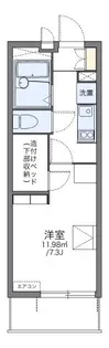 レオパレス安住【1階】の間取り