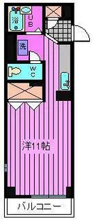 イーストシティ【2階】の間取り