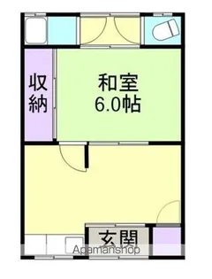 東松江アパート【1階】の間取り