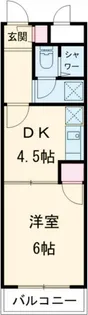 シャトルウッド【2階】の間取り