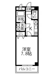 プライムコート中野【1階】の間取り