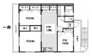 T’sガーデン【3階】の間取り