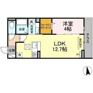 セレスティア東葛西2【1階】の間取り