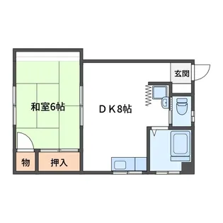 井上ビル【3階】の間取り