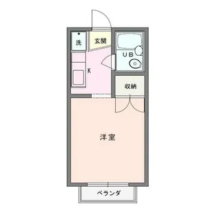 ワコーレ竹の塚【1階】の間取り
