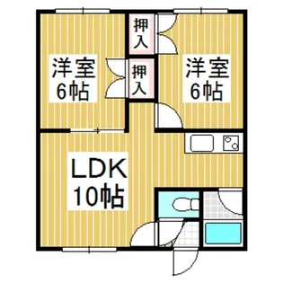 VIVA柏木【2階】の間取り