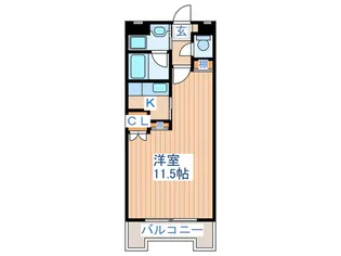 ロンディ-ヌI長町【6階】の間取り