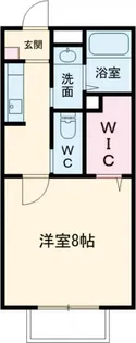 ヴィラージュ大開 B棟【1階】の間取り