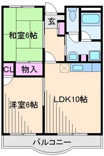 ヴィラオアシス【1階】の間取り