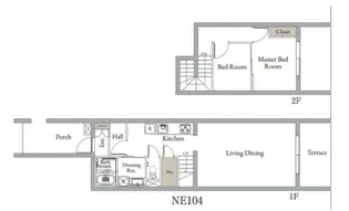 ベルメゾン中村橋ノース【2階】の間取り
