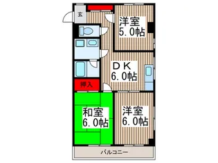ニューグリーンステイ【3階】の間取り
