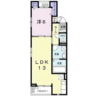 グレイス鹿浜【2階】の間取り