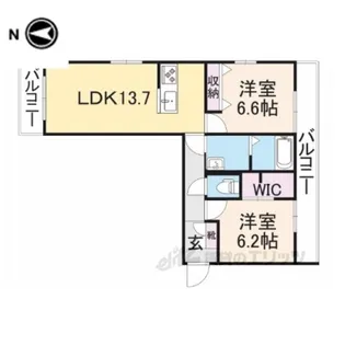Wisteria【2階】の間取り