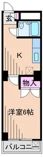 メゾンオークラ【2階】の間取り
