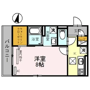 スチール立山【2階】の間取り
