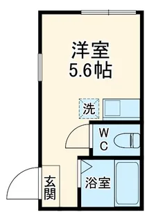 ユナイト白楽ラ・プティット【2階】の間取り