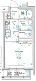 MINDお花茶屋【5階】の間取り